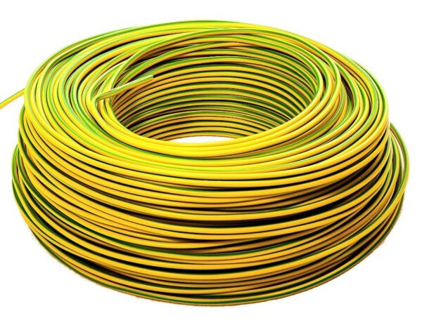 Vodič signalizačný žltozelený CY 4 mm2 bal. 100m